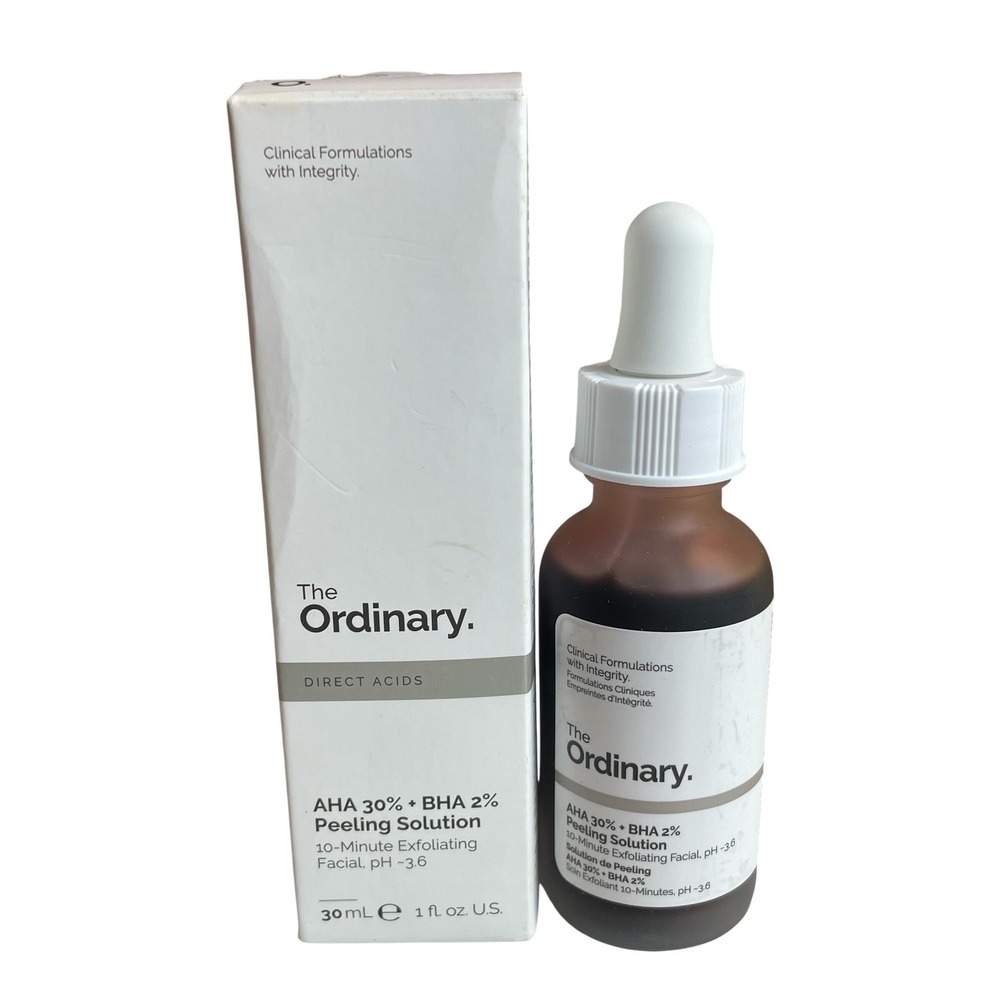 The Ordinary AHA 30% BHA 2% Peeling Solution 10-Minute Exfoliating Facial 30ml